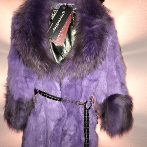 Brand new 100% authentic fur coat