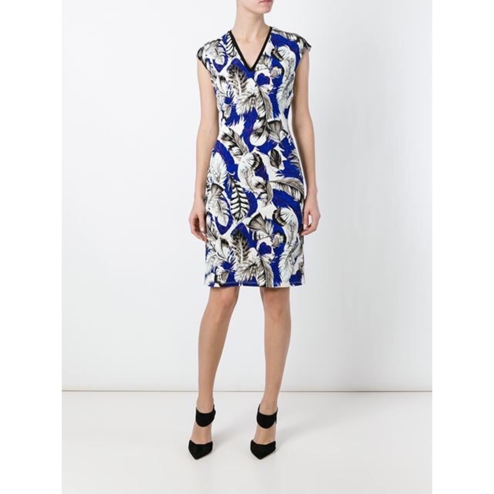 Roberto Cavalli Sleeveless Feather Dress