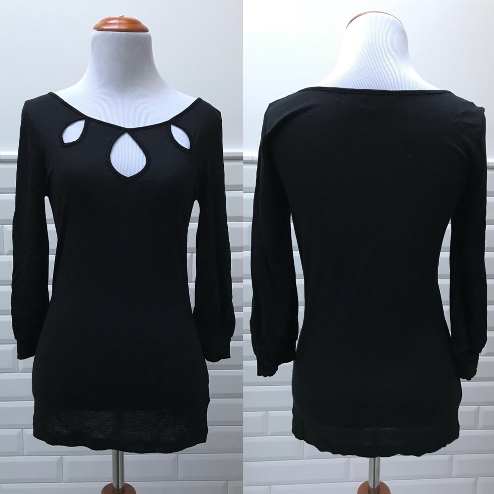 NWOT Anthropologie Shirt with Cutout Detail