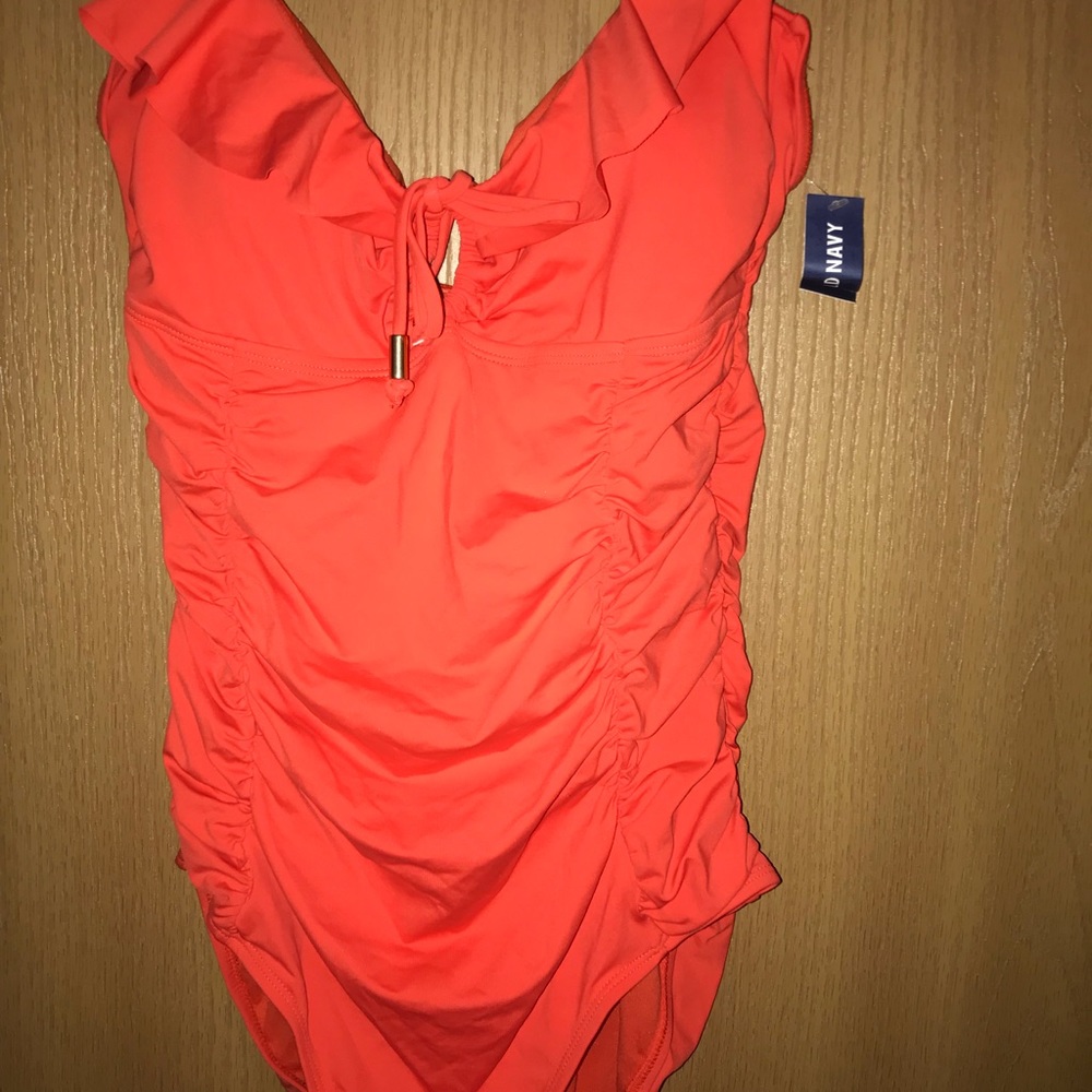 Orange Swimming suit
