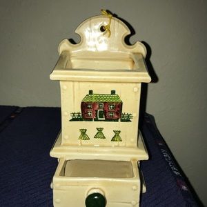 Wall hanging match holder