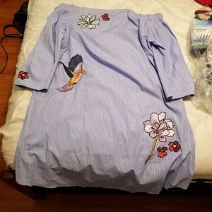 Off the shoulder dress