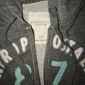 Grey Aero hooded jacket