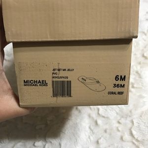 Michael Kors Shoes - NIB Michael Kors Jet Set Jelly sandals Michael Kors Shoes - NIB Michael Kors Jet Set Jelly sandals