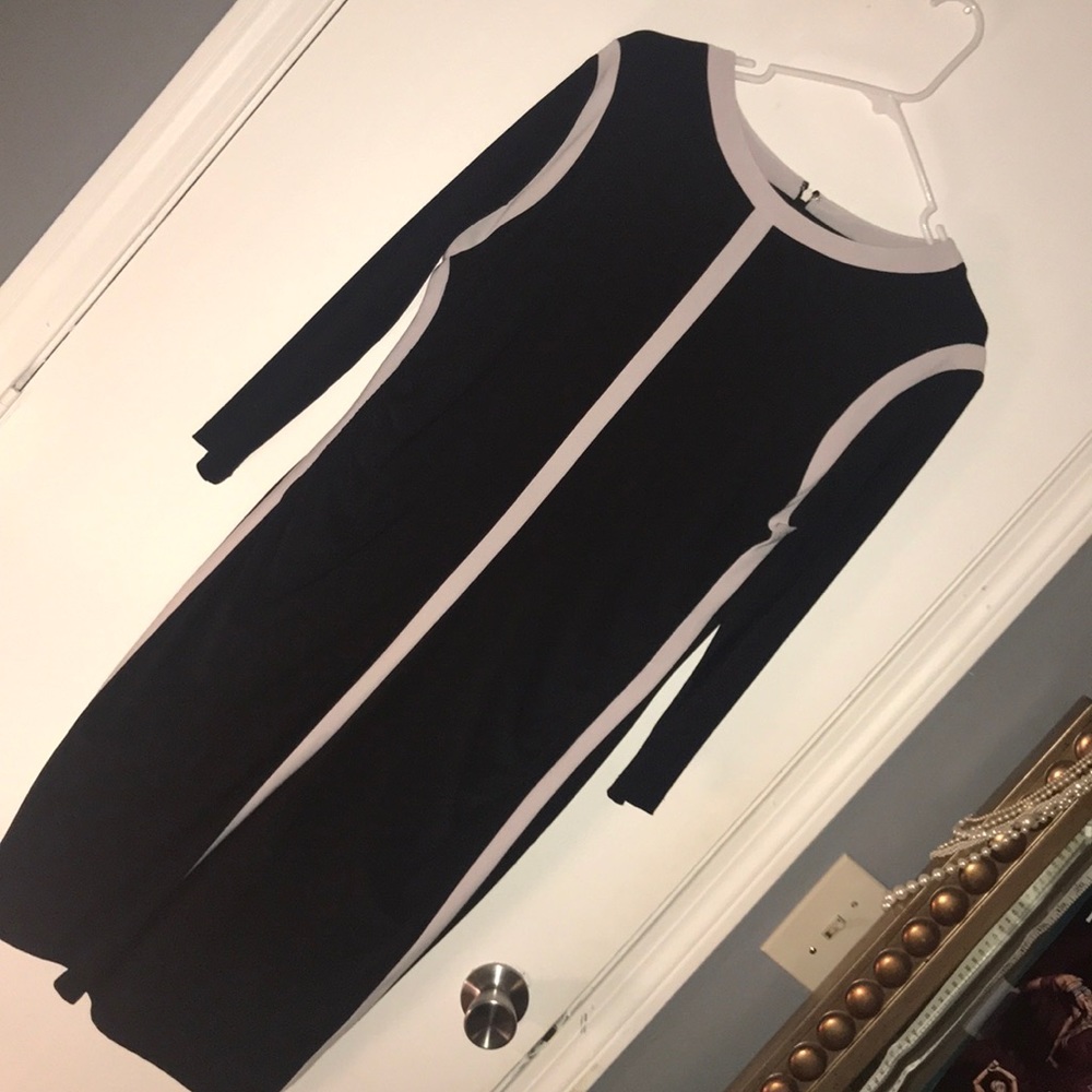 Black and white dress