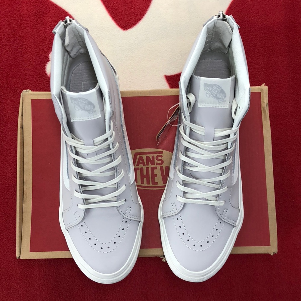 Vans Sk8-Hi Leather Slim Zip Wind Chimes’ - Picture 3 of 7