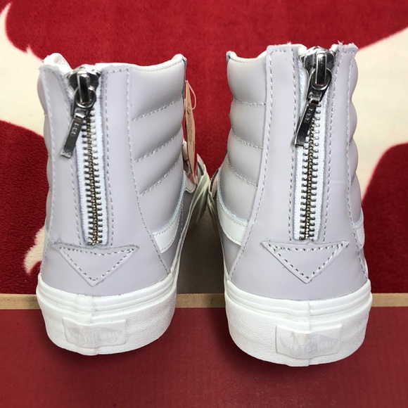 Vans Sk8-Hi Leather Slim Zip Wind Chimes’ - Picture 5 of 7