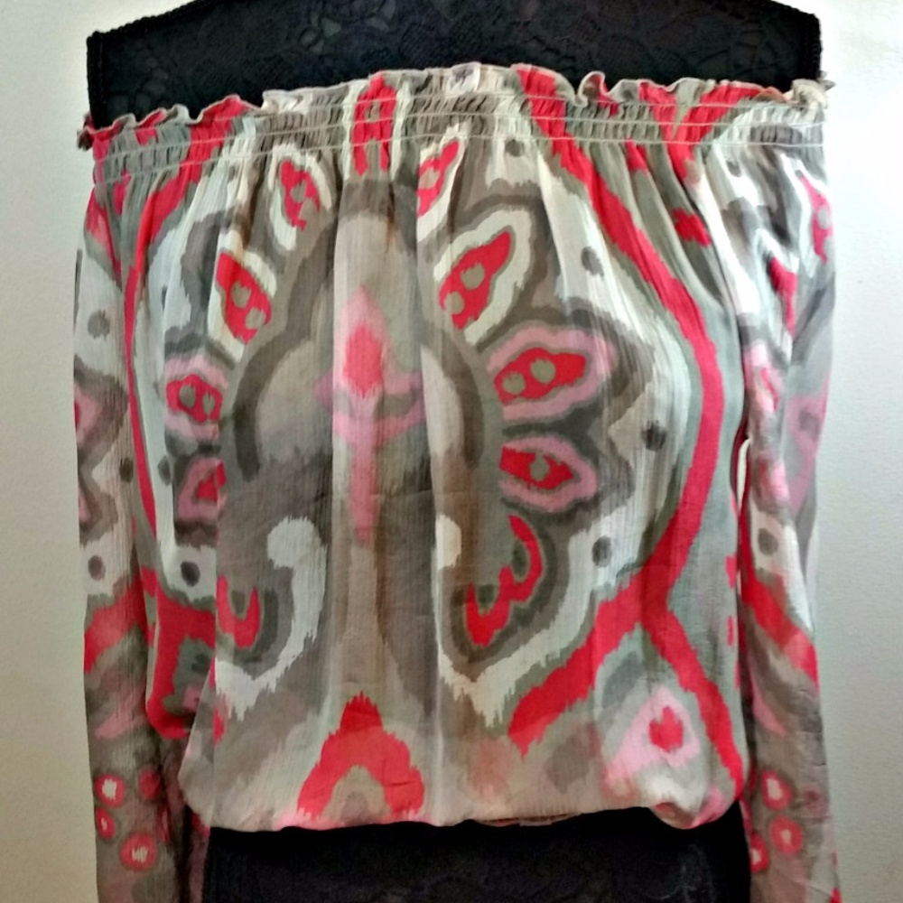 INC International Concepts Women Sz 10 Blouse Top