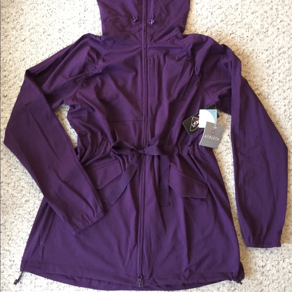 VERY RARE! NWT! Athleta Lycra stretch jacket large