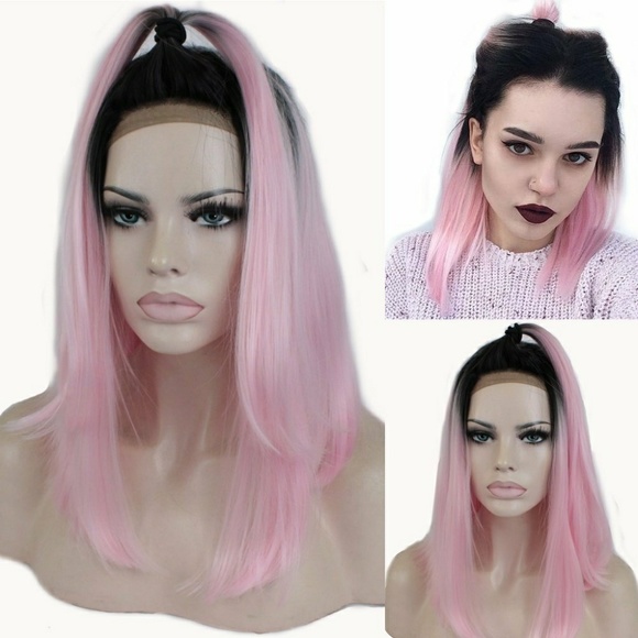 Ombre Pink LaceFront Wig
