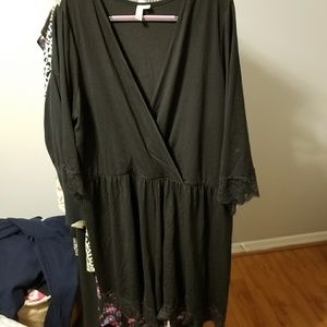 Black playsuit (romper)