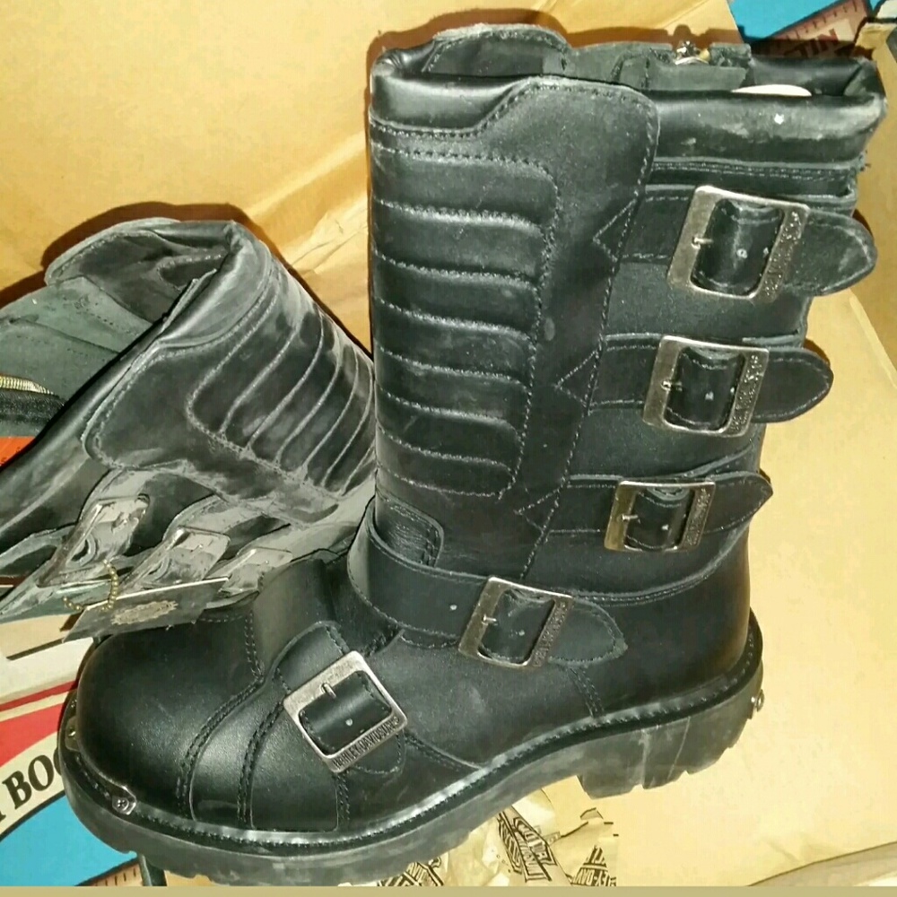 HARLEY DAVIDSON SIDE LIGHT BOOTS / Mad Max Motorcy