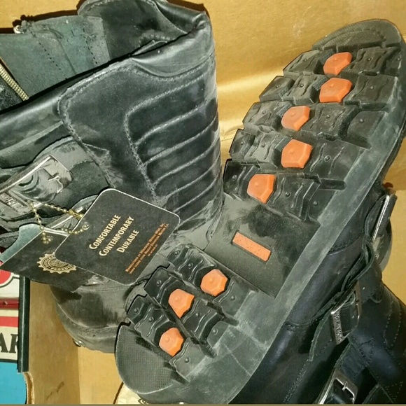 HARLEY DAVIDSON SIDE LIGHT BOOTS / Mad Max Motorcy - Picture 7 of 8