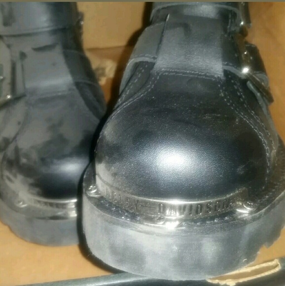 HARLEY DAVIDSON SIDE LIGHT BOOTS / Mad Max Motorcy - Picture 6 of 8