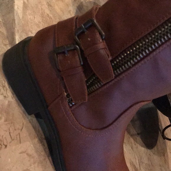 Women’s Boots NEW Brown/Cognac Size 8 - Picture 4 of 4