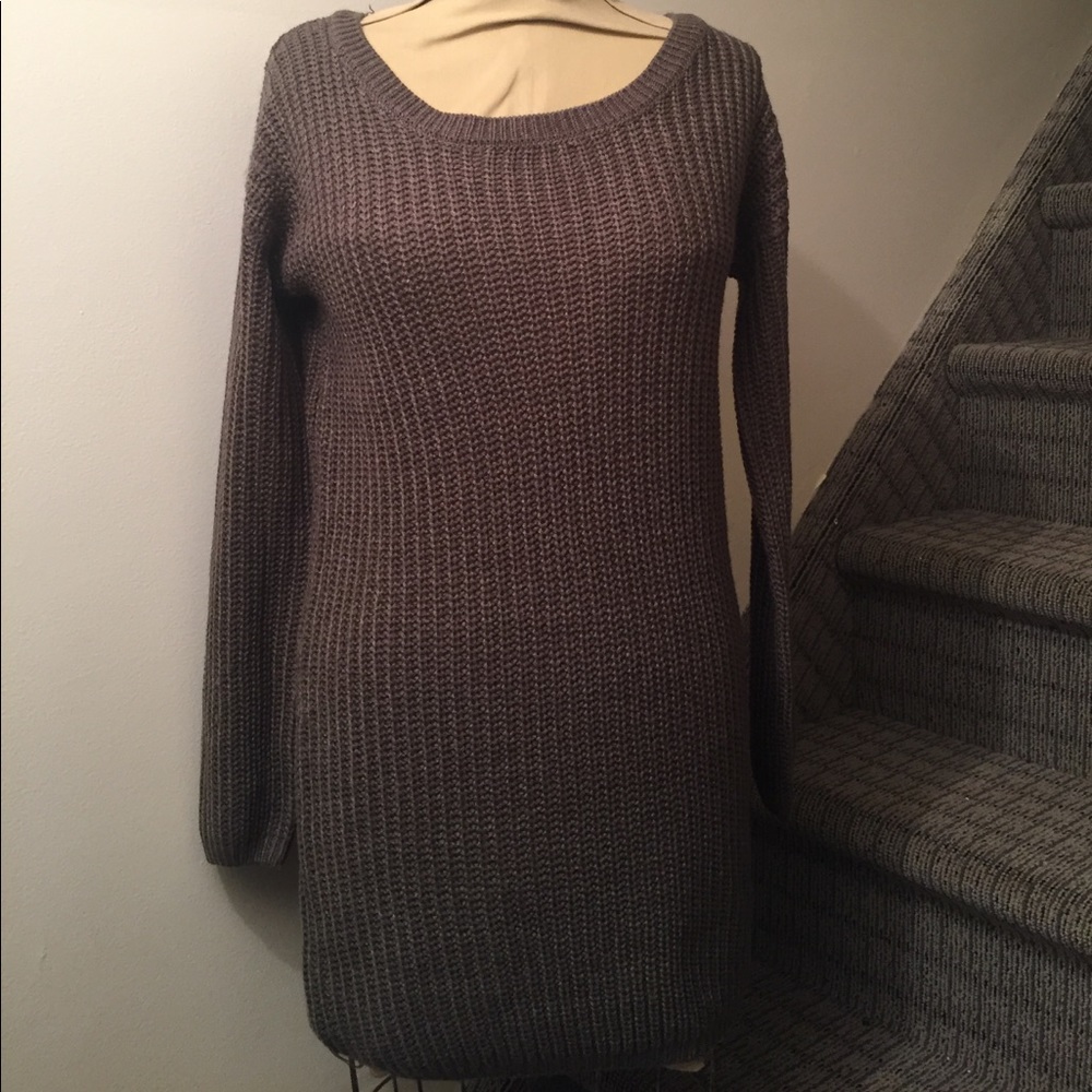 Cable knit sweater