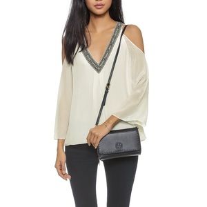 Tory Burch Marion Flat Wallet Cross Body Bag