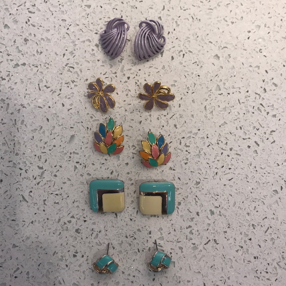 Vintage Earring Bundle - Pastels
