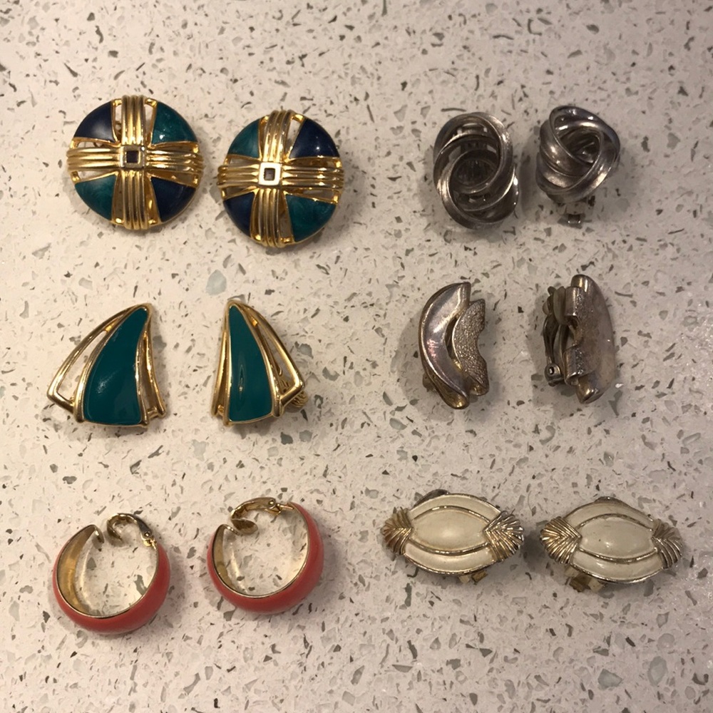 Vintage Earring Bundle - Clip ons