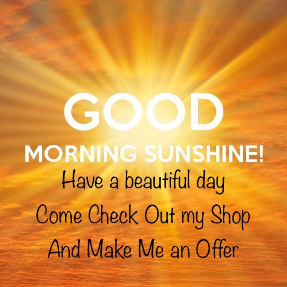 Good Morning 🌼☀️!  Accepting offers!!