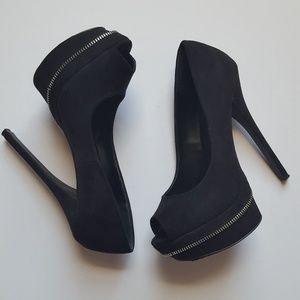 ALDO Faux Suede Platform Pumps