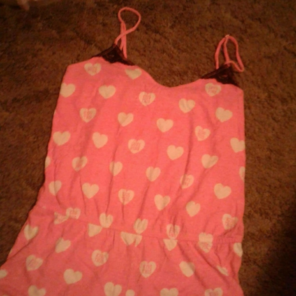 Vs pink romper