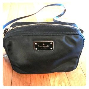 NEW KATE SPADE MINDY BLACK NYLON