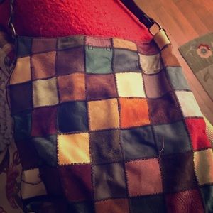 Lucky large leather bag