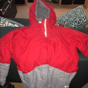 Columbia Red/Gray Boys winter coat.