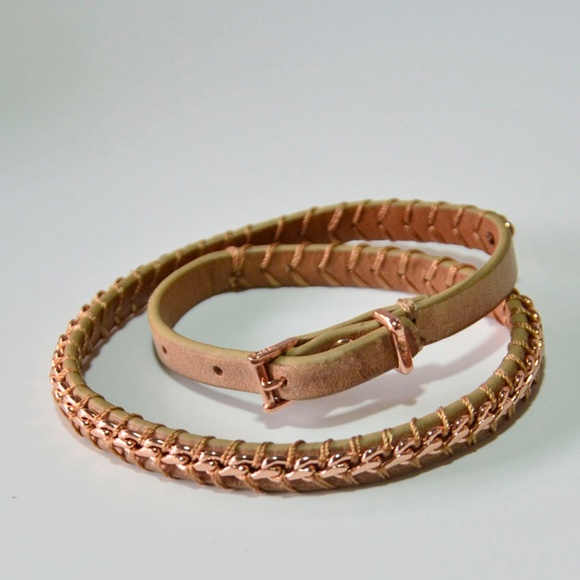 New FOSSIL Chain Double Wrap bracelet - Picture 2 of 5