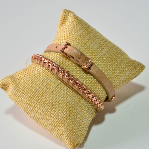 New FOSSIL Chain Double Wrap bracelet - Picture 4 of 5