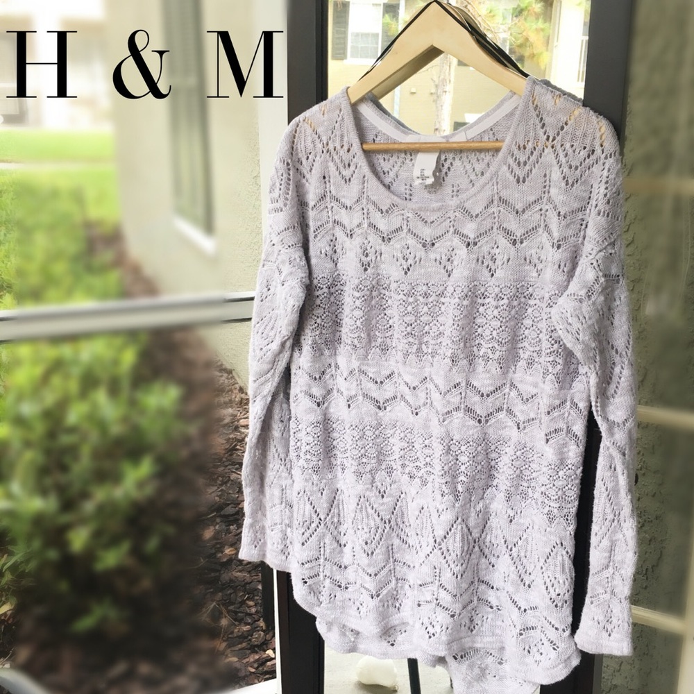 💕SALE 2 for $10!!! H&M Gray Knit Sweater 🍂