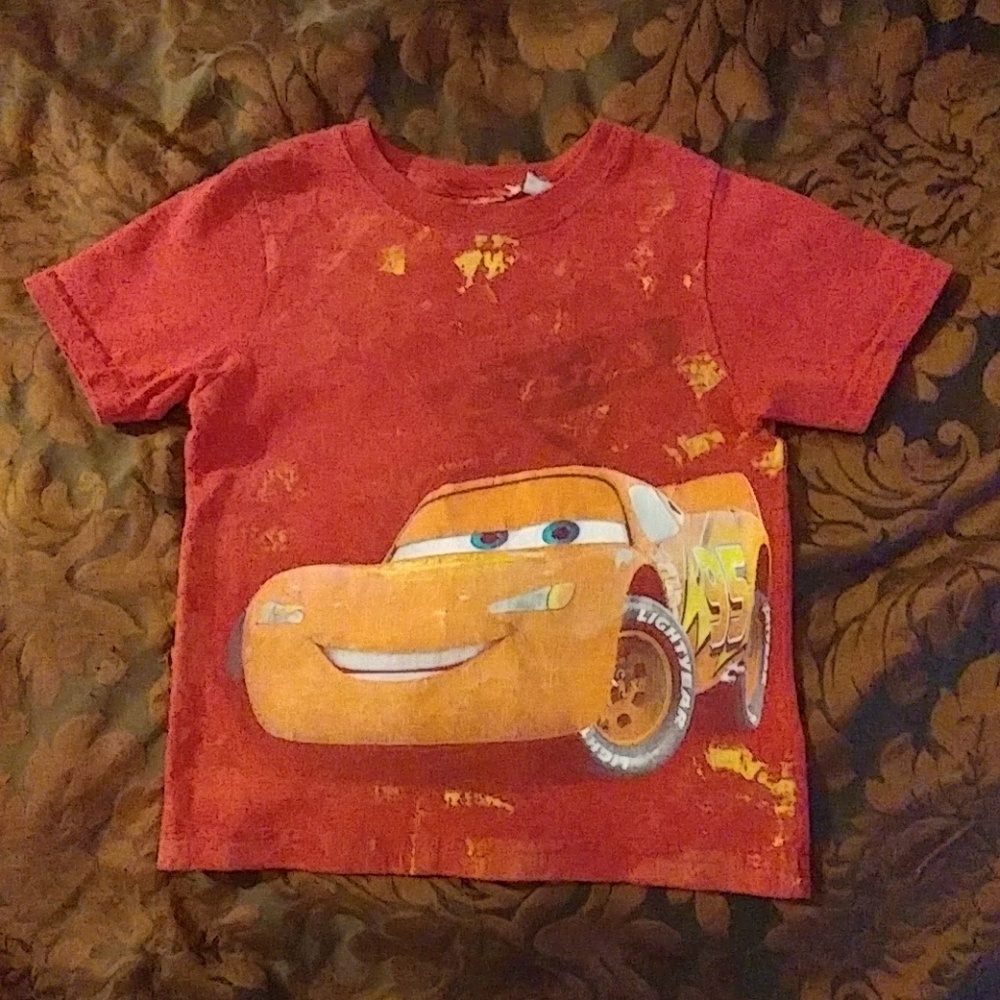 Boys Cars red tee shirt