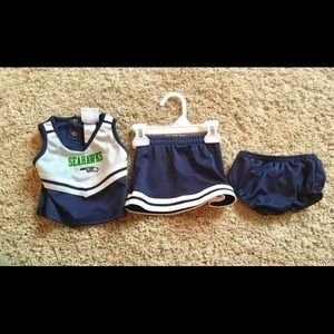 Seahawks 3pc cheer outfit