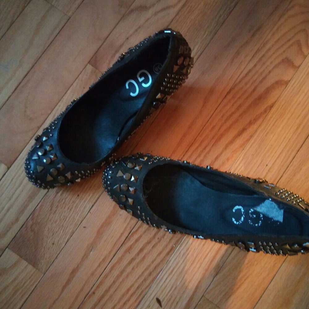 Annne GC studded black heels