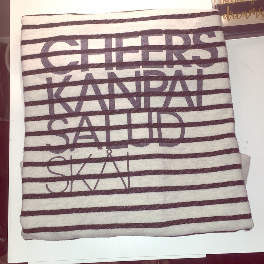 JCrew “cheers” crew-neck