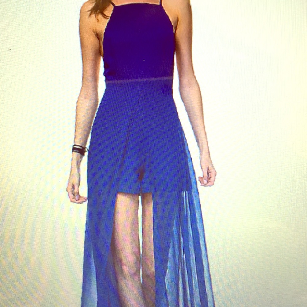 Royal Blue skirted Jumper