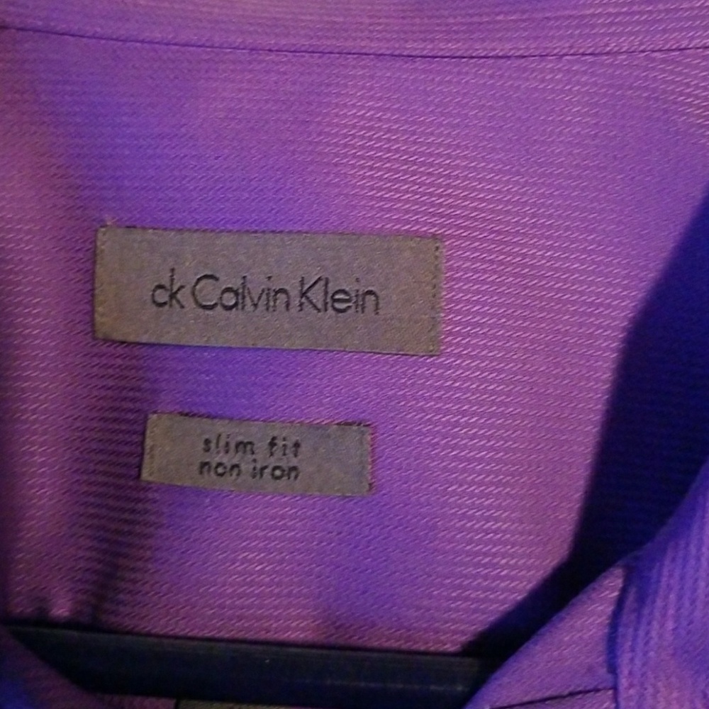 Calvin Klein no iron dress shirt NWOT