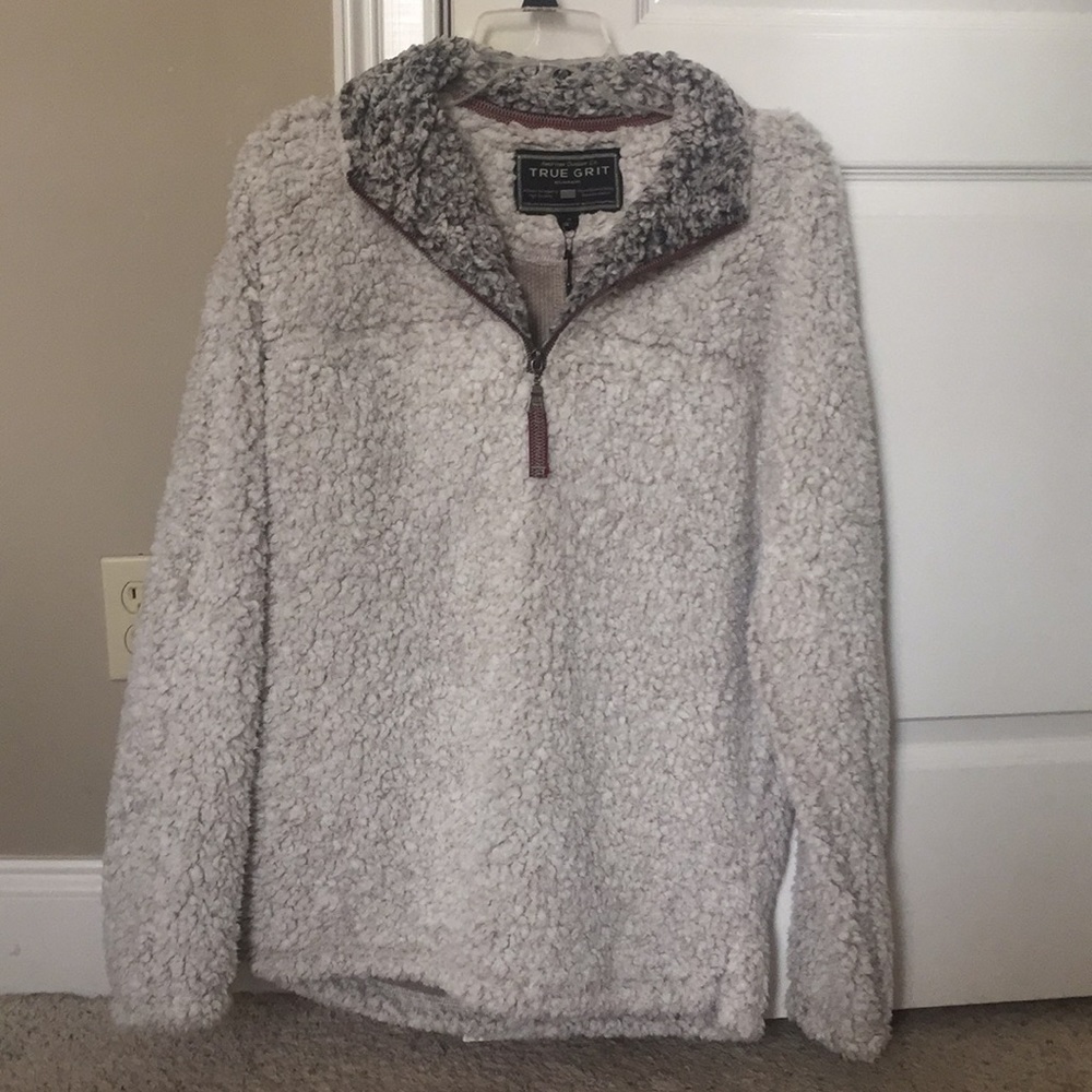 True grit sherpa pullover