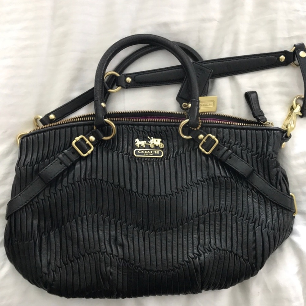 Coach Madison chevron bag