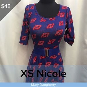 LuLaRoe Nicole dress ! Full circle skirt... sold