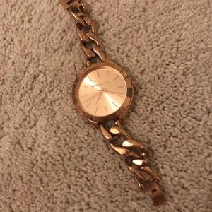 Michael Kors rose gold watch