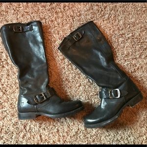 Frye Veronica Slouch Boot Size 6 Black