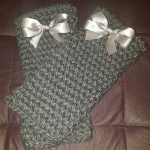 Gray Boot Cuffs