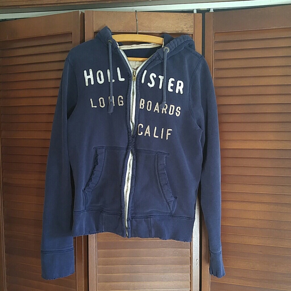 Hollister Zip Hoodie, Size M