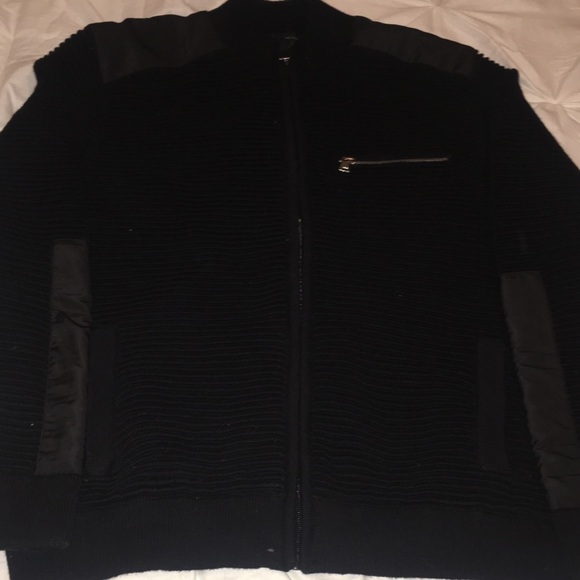 *SOLD!* NWT INC. MENS BLACK JACKET SIZE LARGE - Picture 2 of 8