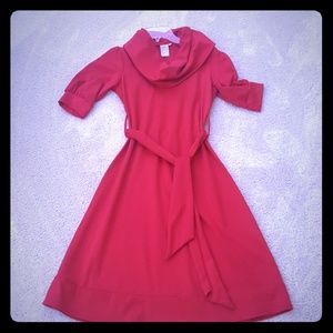 Vintage inspired red dress