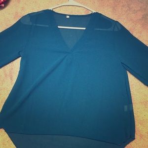 Teal long Sleeve Shirt