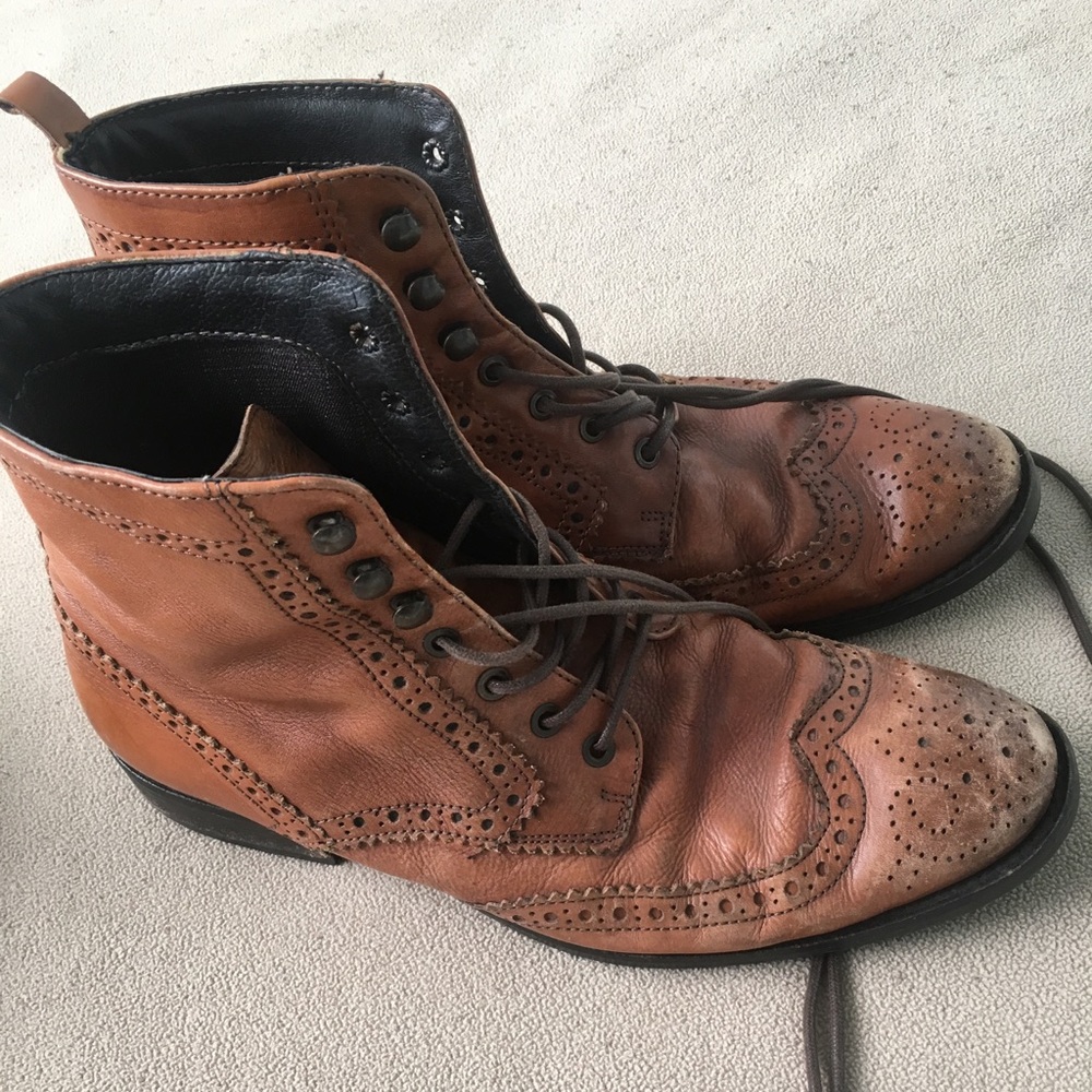 Men's leather boots J&M