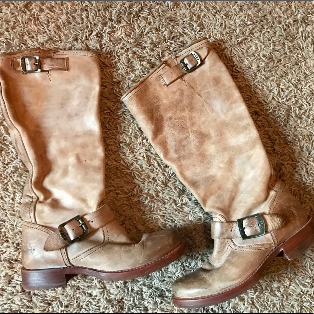 Frye Veronica Slouch Size 6 Camel